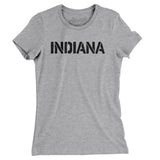 Indiana Military Stencil Women's T-Shirt-Allegiant Goods Co. Vintage Sports Apparel