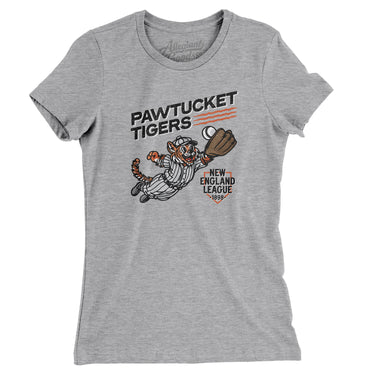Pawtucket Tigers Women's T-Shirt-Allegiant Goods Co. Vintage Sports Apparel