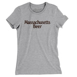 Massachusetts Beer Women's T-Shirt-Allegiant Goods Co. Vintage Sports Apparel