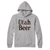 Utah Beer Hoodie-Allegiant Goods Co. Vintage Sports Apparel