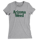 Arizona Weed Women's T-Shirt-Heather Grey-Allegiant Goods Co. Vintage Sports Apparel