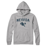 Nevada Pickleball Hoodie-Heather Grey-Allegiant Goods Co. Vintage Sports Apparel