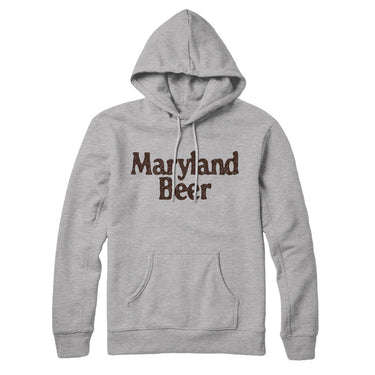 Maryland Beer Hoodie-Allegiant Goods Co. Vintage Sports Apparel