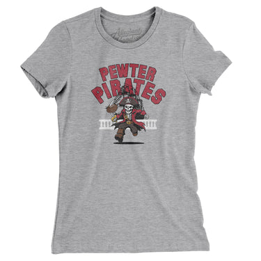 Pewter Pirates Women's T-Shirt-Allegiant Goods Co. Vintage Sports Apparel