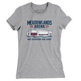 Meadowlands Arena Women's T-Shirt-Allegiant Goods Co. Vintage Sports Apparel
