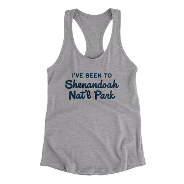 I've Been To Shenandoah National Park Women's Racerback Tank-Allegiant Goods Co. Vintage Sports Apparel