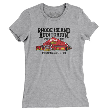 Rhode Island Auditorium Women's T-Shirt-Allegiant Goods Co. Vintage Sports Apparel