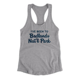 I've Been To Badlands National Park Women's Racerback Tank-Allegiant Goods Co. Vintage Sports Apparel