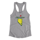 Nevada Golf Women's Racerback Tank-Allegiant Goods Co. Vintage Sports Apparel