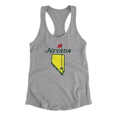 Nevada Golf Women's Racerback Tank-Allegiant Goods Co. Vintage Sports Apparel
