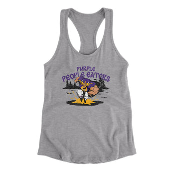Purple People Eaters Women's Racerback Tank-Allegiant Goods Co. Vintage Sports Apparel