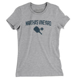 Martha's Vineyard Pickleball Women's T-Shirt-Heather Grey-Allegiant Goods Co. Vintage Sports Apparel