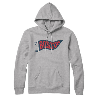 Boston Pennant Hoodie-Allegiant Goods Co. Vintage Sports Apparel