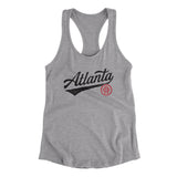 Atlanta Vintage Script Women's Racerback Tank-Allegiant Goods Co. Vintage Sports Apparel