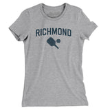 Richmond Pickleball Women's T-Shirt-Heather Grey-Allegiant Goods Co. Vintage Sports Apparel