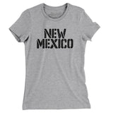 New Mexico Military Stencil Women's T-Shirt-Allegiant Goods Co. Vintage Sports Apparel