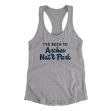 I've Been To Arches National Park Women's Racerback Tank-Allegiant Goods Co. Vintage Sports Apparel
