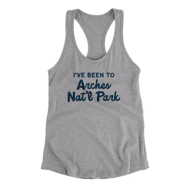 I've Been To Arches National Park Women's Racerback Tank-Allegiant Goods Co. Vintage Sports Apparel