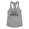 I've Been To Arches National Park Women's Racerback Tank-Heather Grey-Allegiant Goods Co. Vintage Sports Apparel