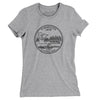 Minnesota State Quarter Women's T-Shirt-Heather Grey-Allegiant Goods Co. Vintage Sports Apparel