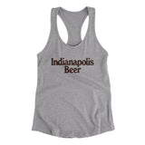 Indianapolis Beer Women's Racerback Tank-Allegiant Goods Co. Vintage Sports Apparel