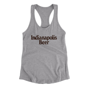 Indianapolis Beer Women's Racerback Tank-Allegiant Goods Co. Vintage Sports Apparel