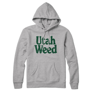 Utah Weed Hoodie-Allegiant Goods Co. Vintage Sports Apparel