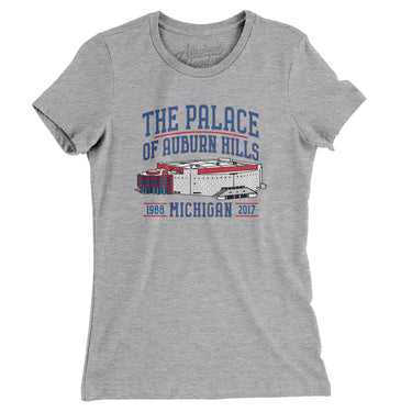 The Palace Of Auburn Hills Women's T-Shirt-Allegiant Goods Co. Vintage Sports Apparel