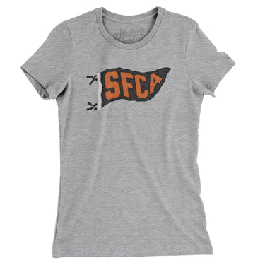 Sfca Pennant Women's T-Shirt-Allegiant Goods Co. Vintage Sports Apparel