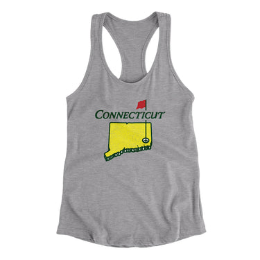 Connecticut Golf Women's Racerback Tank-Allegiant Goods Co. Vintage Sports Apparel