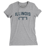 Illinois Cycling in Heather Grey Color