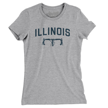 Illinois Cycling in Heather Grey Color