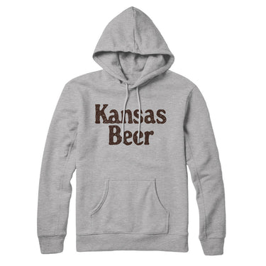 Kansas Beer Hoodie-Allegiant Goods Co. Vintage Sports Apparel