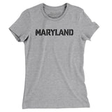 Maryland Stencil Women's T-Shirt-Allegiant Goods Co. Vintage Sports Apparel