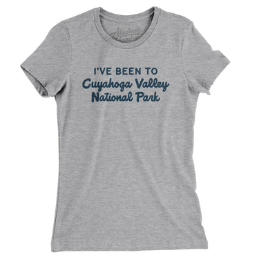 I've Been To Cuyahoga Valley National Park Women's T-Shirt-Allegiant Goods Co. Vintage Sports Apparel
