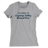 I've Been To Cuyahoga Valley National Park Women's T-Shirt-Heather Grey-Allegiant Goods Co. Vintage Sports Apparel