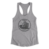 Kansas State Quarter Women's Racerback Tank-Allegiant Goods Co. Vintage Sports Apparel