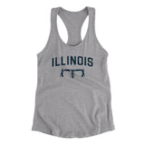 Illinois Cycling in Heather Grey Color