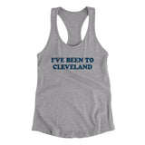 I've Been To Cleveland Women's Racerback Tank-Allegiant Goods Co. Vintage Sports Apparel