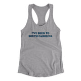 I've Been To South Carolina Women's Racerback Tank-Allegiant Goods Co. Vintage Sports Apparel