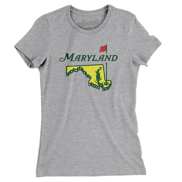 Maryland Golf Women's T-Shirt-Allegiant Goods Co. Vintage Sports Apparel