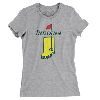 Indiana Golf Women's T-Shirt-Allegiant Goods Co. Vintage Sports Apparel