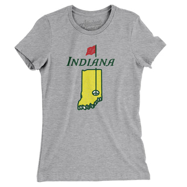 Indiana Golf Women's T-Shirt-Allegiant Goods Co. Vintage Sports Apparel
