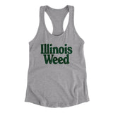 Illinois Weed Women's Racerback Tank-Allegiant Goods Co. Vintage Sports Apparel