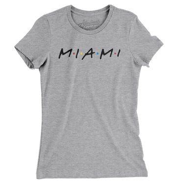 Miami Friends Women's T-Shirt-Allegiant Goods Co. Vintage Sports Apparel