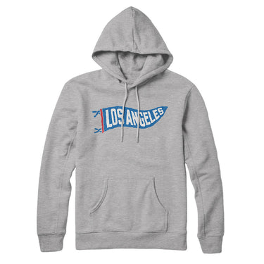Los Angeles Pennant Hoodie-Allegiant Goods Co. Vintage Sports Apparel