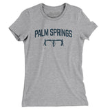 Palm Springs Cycling Women's T-Shirt-Heather Grey-Allegiant Goods Co. Vintage Sports Apparel