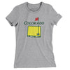 Colorado Golf Women's T-Shirt-Heather Grey-Allegiant Goods Co. Vintage Sports Apparel