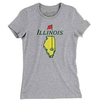 Illinois Golf Women's T-Shirt-Allegiant Goods Co. Vintage Sports Apparel