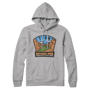 Zion National Park Badge Hoodie-Allegiant Goods Co. Vintage Sports Apparel